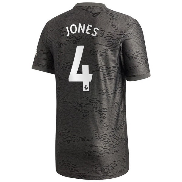 Trikot Manchester United NO.4 Jones Auswarts 2020-21 Schwarz Fussballtrikots Günstig